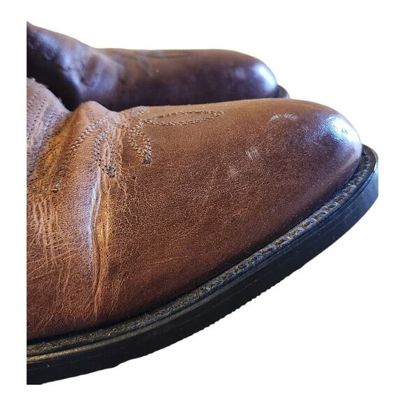 Smoky mountian boots Denver men sz 9.5D brown western cowboy boots leather upper main image 13